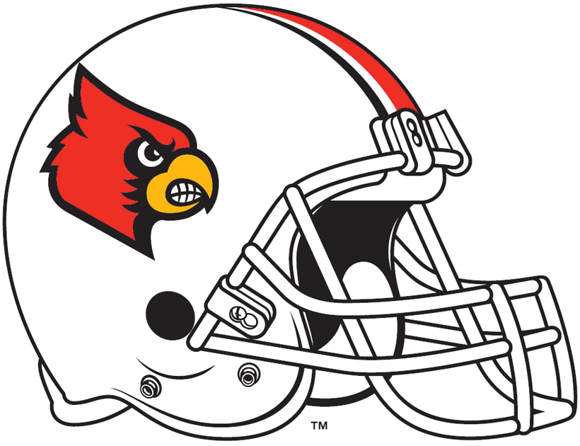 Louisville Cardinals 2009-2012 Helmet Logo DIY iron on transfer (heat transfer)